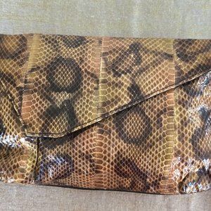 Vintage 'J Renee' Clutch Handbag 100% Snakeskin